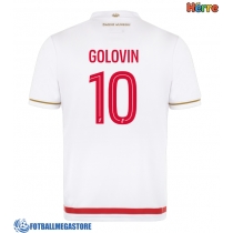 Fotballdrakt Herre AS Monaco Aleksandr Golovin #10 Hjemmedrakt 2025-26 Kortermet